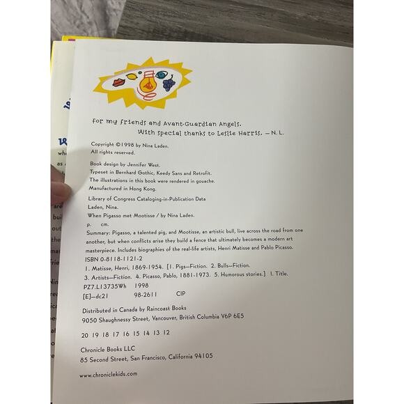 When Pigasso Met Mootisse Hardcover July 1, 1998 - Picture 4 of 8